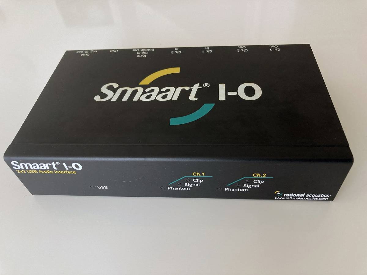 Rational acoustics Smaart I-O 音響測定用ソフトウェアSmaart用オーディオインターフェース 希少品