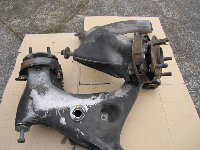 965 Porsche 964 3.6 turbo banana arm rear trailing arm left right set Swing Arm rear axle turbo look 