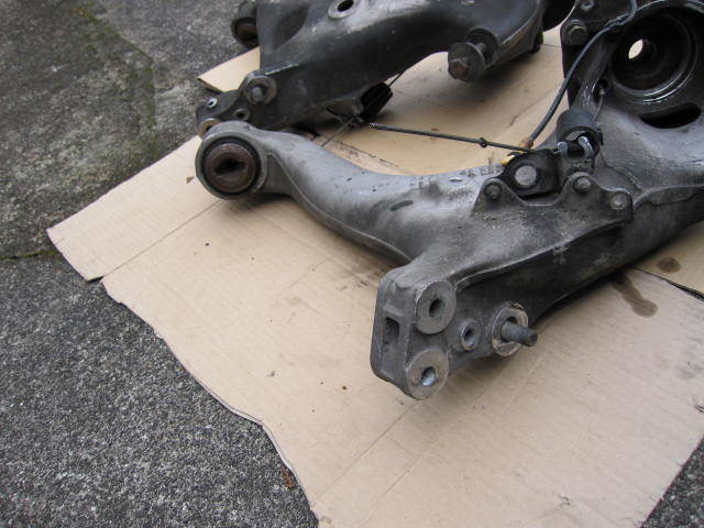 965 Porsche 964 3.6 turbo banana arm rear trailing arm left right set Swing Arm rear axle turbo look 