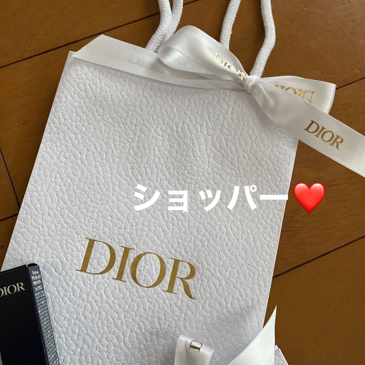 ディオール ラッピングセット ショッパー & リップ用 ミニ ギフトボックス ゴールドロゴ