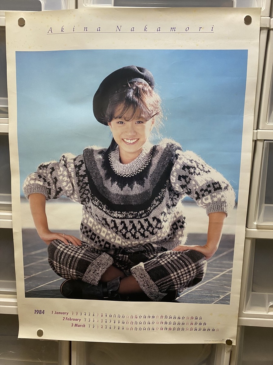 手頃価格 中森明菜 ポスター 1984 ㉑ www.onbit.mx