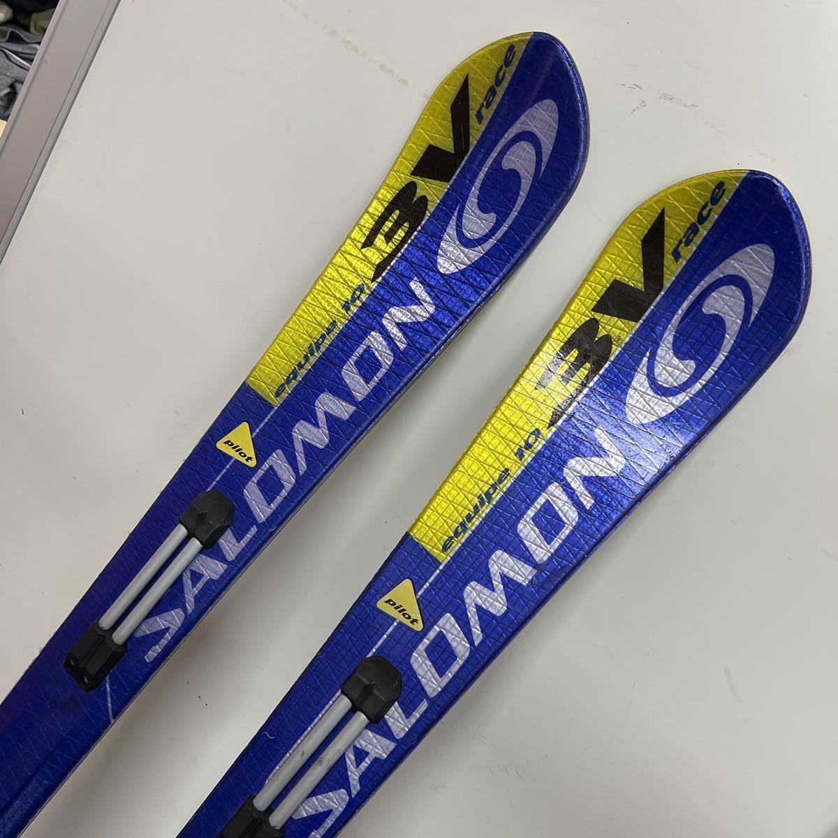 SALOMON equipe10 3v race カービングスキー板 155cm-