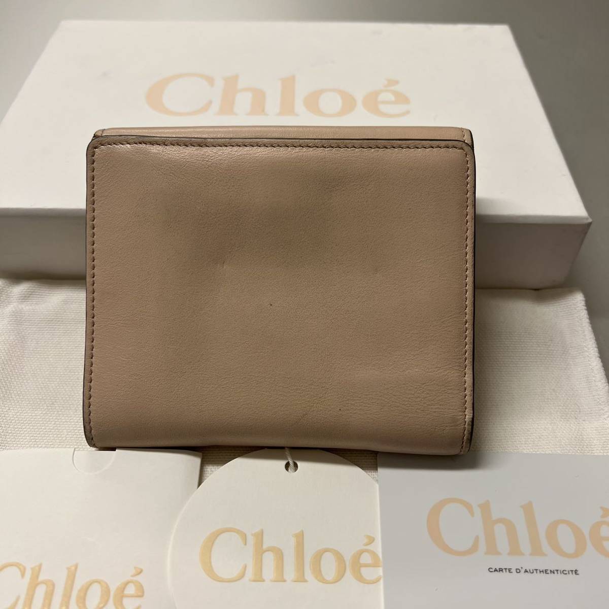 未使用に近い クロエ Chloe 財布 二つ折り 折り財布