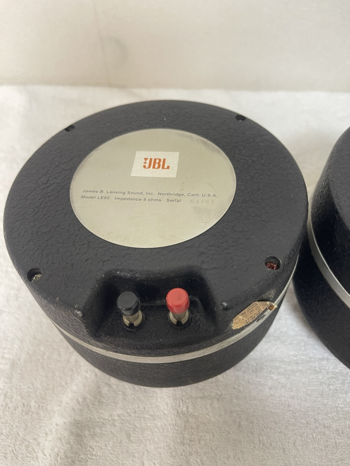 JBL LE85 ドライバーユニット ペア JBL LE85 ドライバーユニット ペア