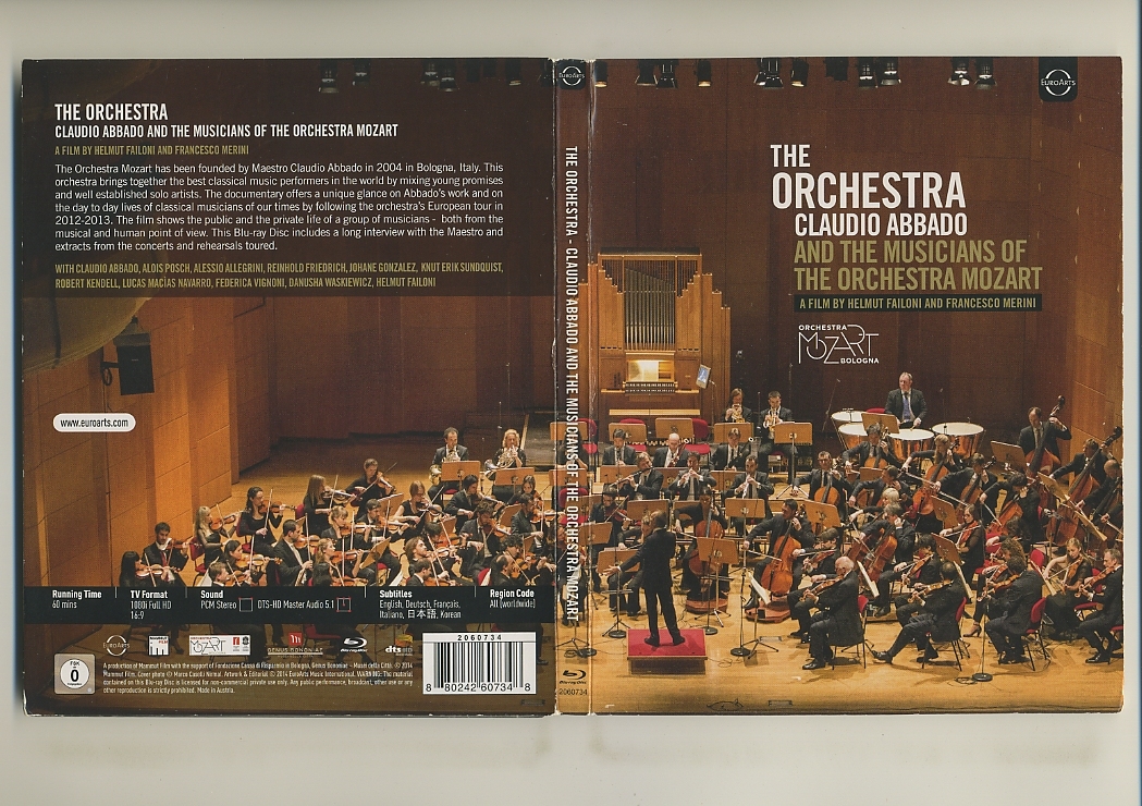 Blu-ray* documentary klau Dio *abado.mo-tsaruto orchestral music .. music house .. The *o-ke -stroke laAbbado Orchestra Mozart
