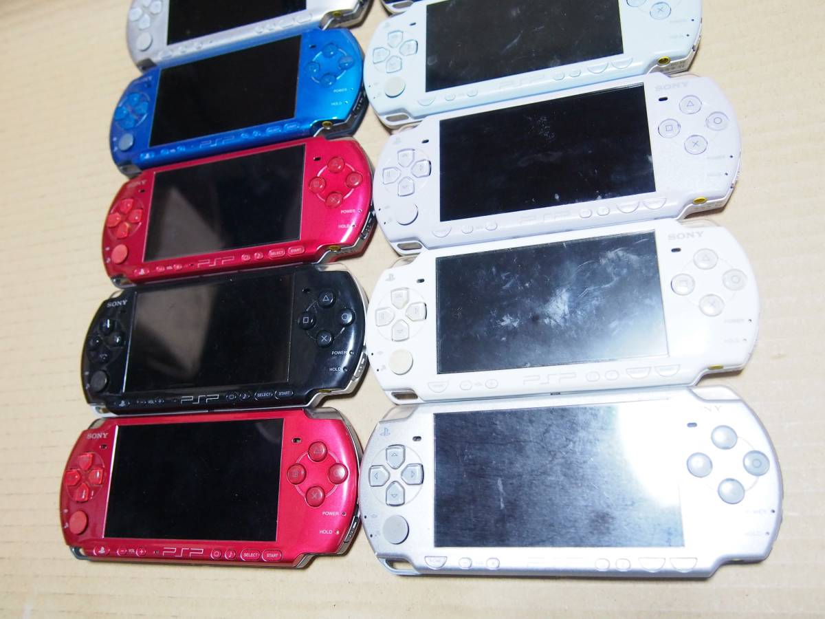 SONYソニー PSP-3000 2000 本体 色々10台 難有ジャンク品(PSP3000