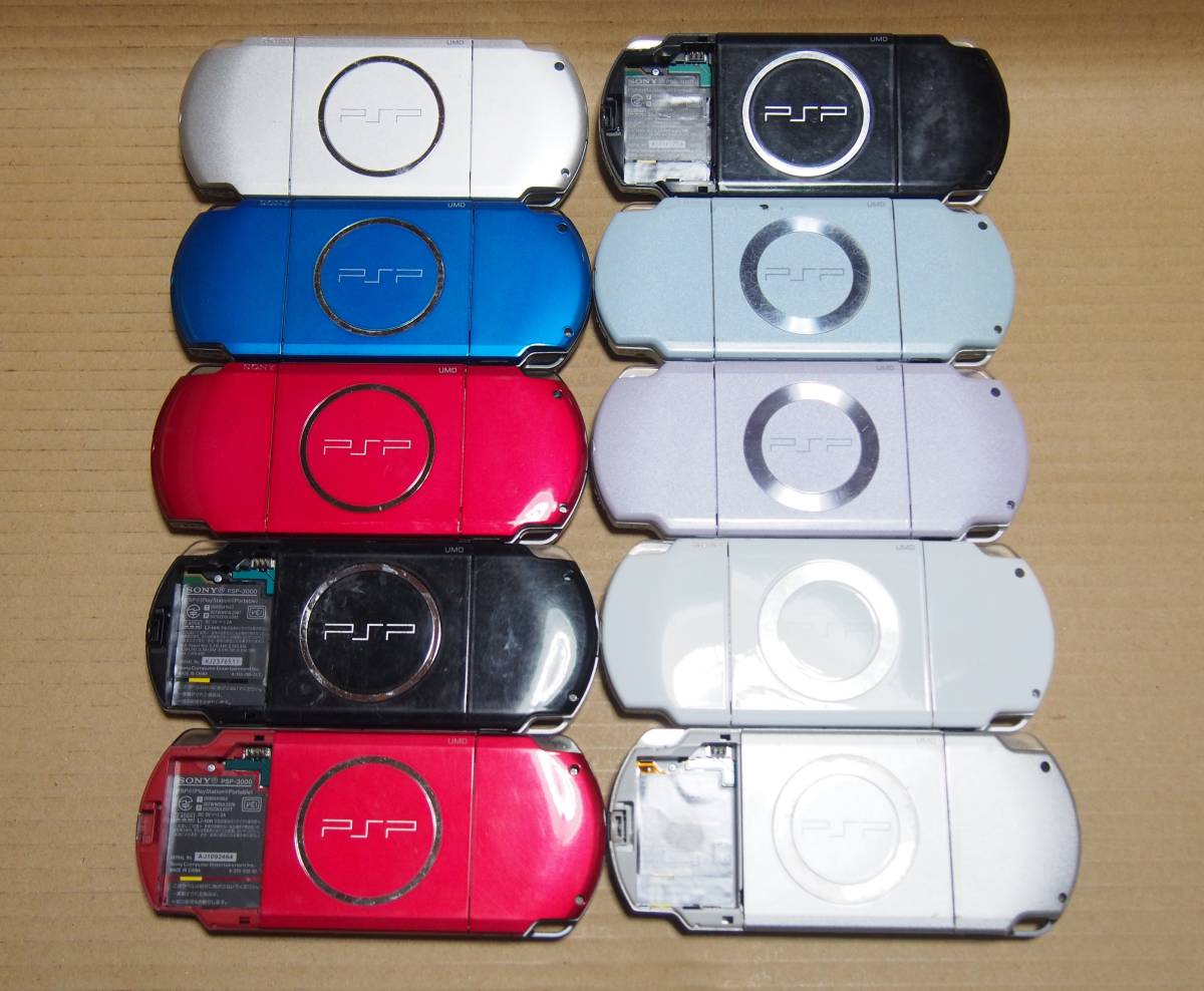 SONYソニー PSP-3000 2000 本体 色々10台 難有ジャンク品(PSP3000