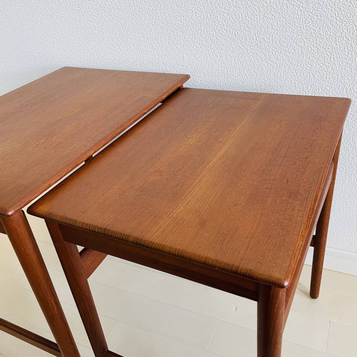 Hans J Wegner ウェグナー AT-40 ヴィンテージ ネストテーブル 希少 Hans J Wegner ウェグナー AT-40 ヴィンテージ ネストテーブル 希少
