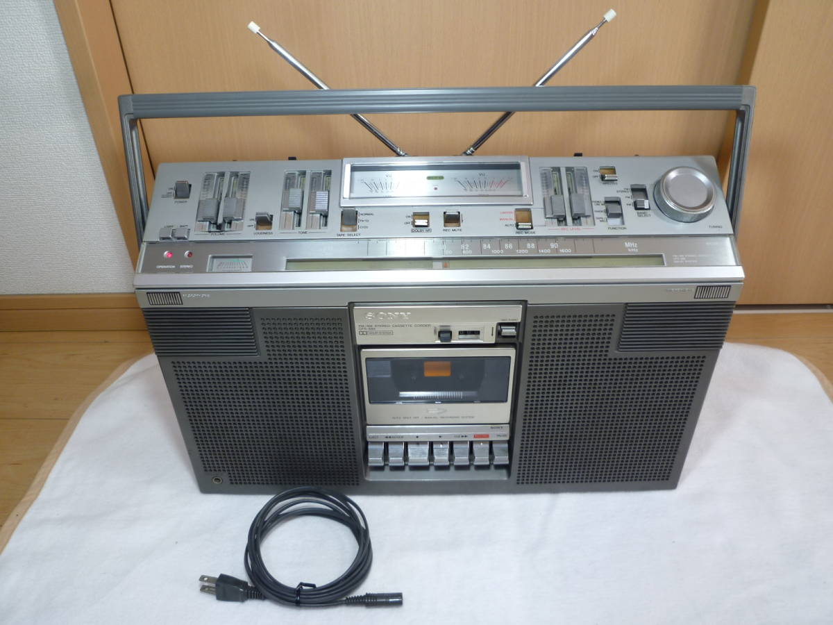 ラジオカセットテープレコーダー ソニー CFS－686 動作品 現状品-