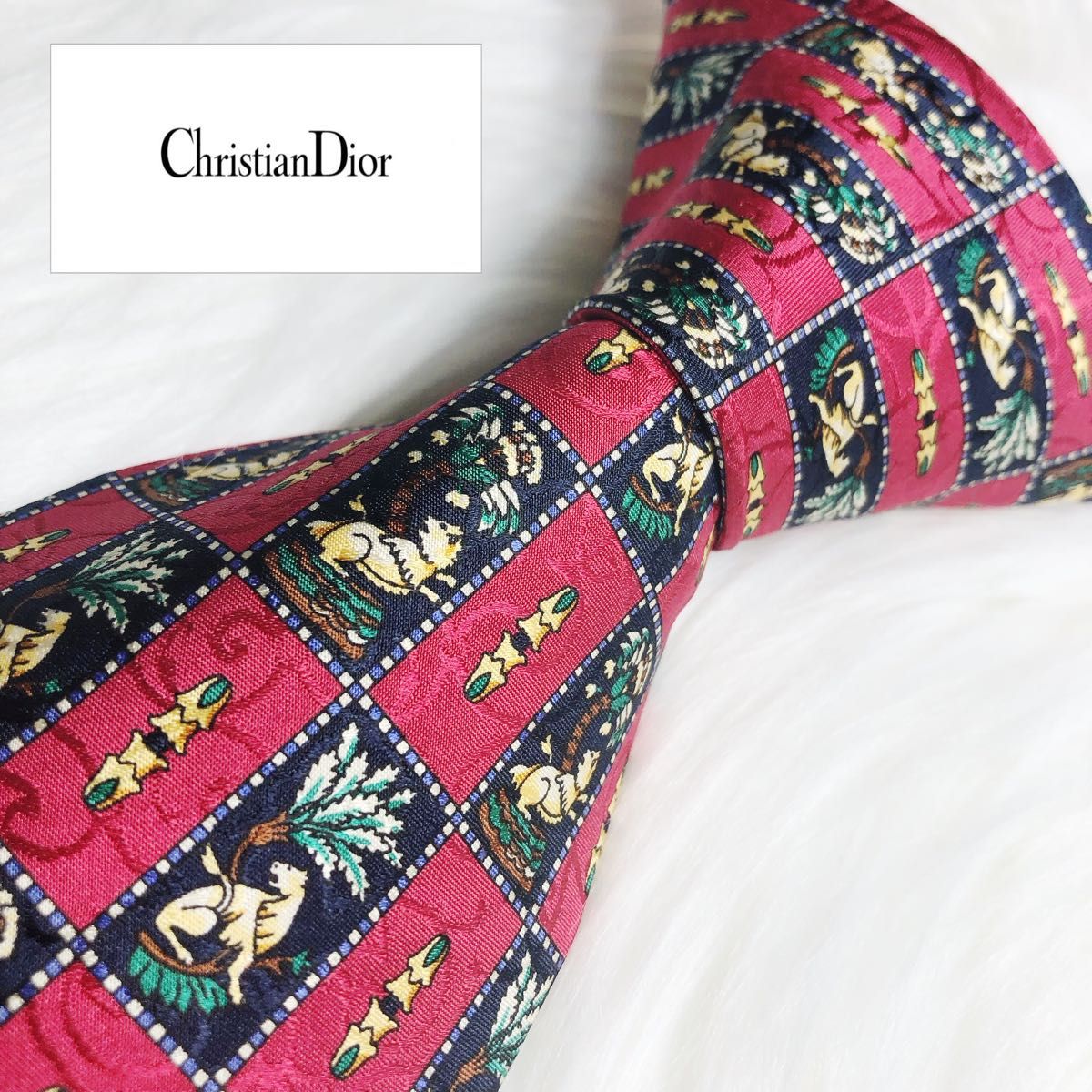 極美品 Christian Dior クリスチャンディオール ネクタイ｜PayPayフリマ
