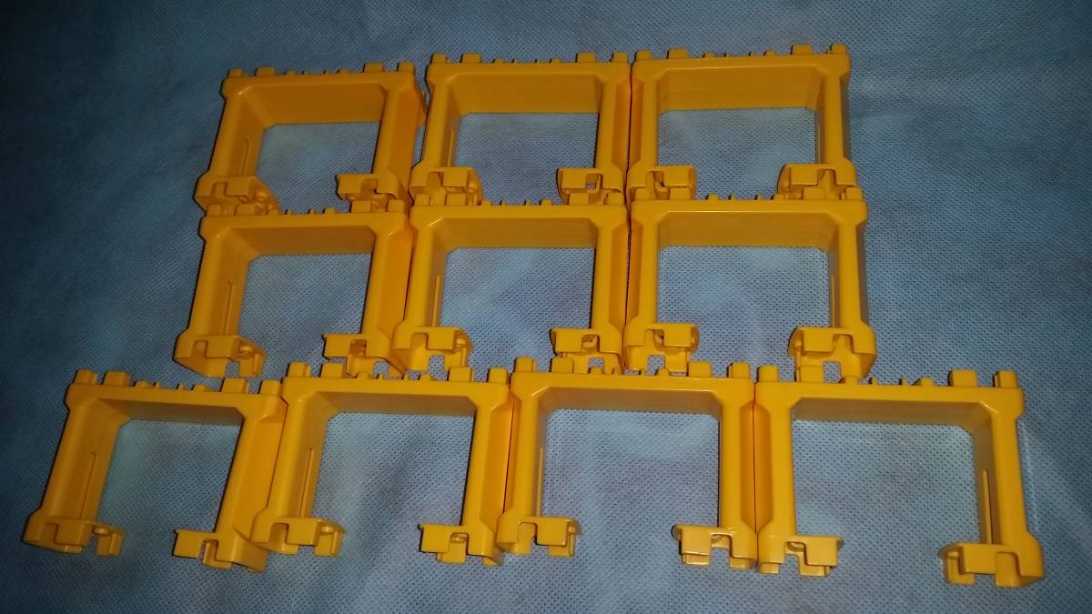  Plarail : single line . legs 10 piece yellow color yellow single line .. enhancing parts 2003/ ok panama 