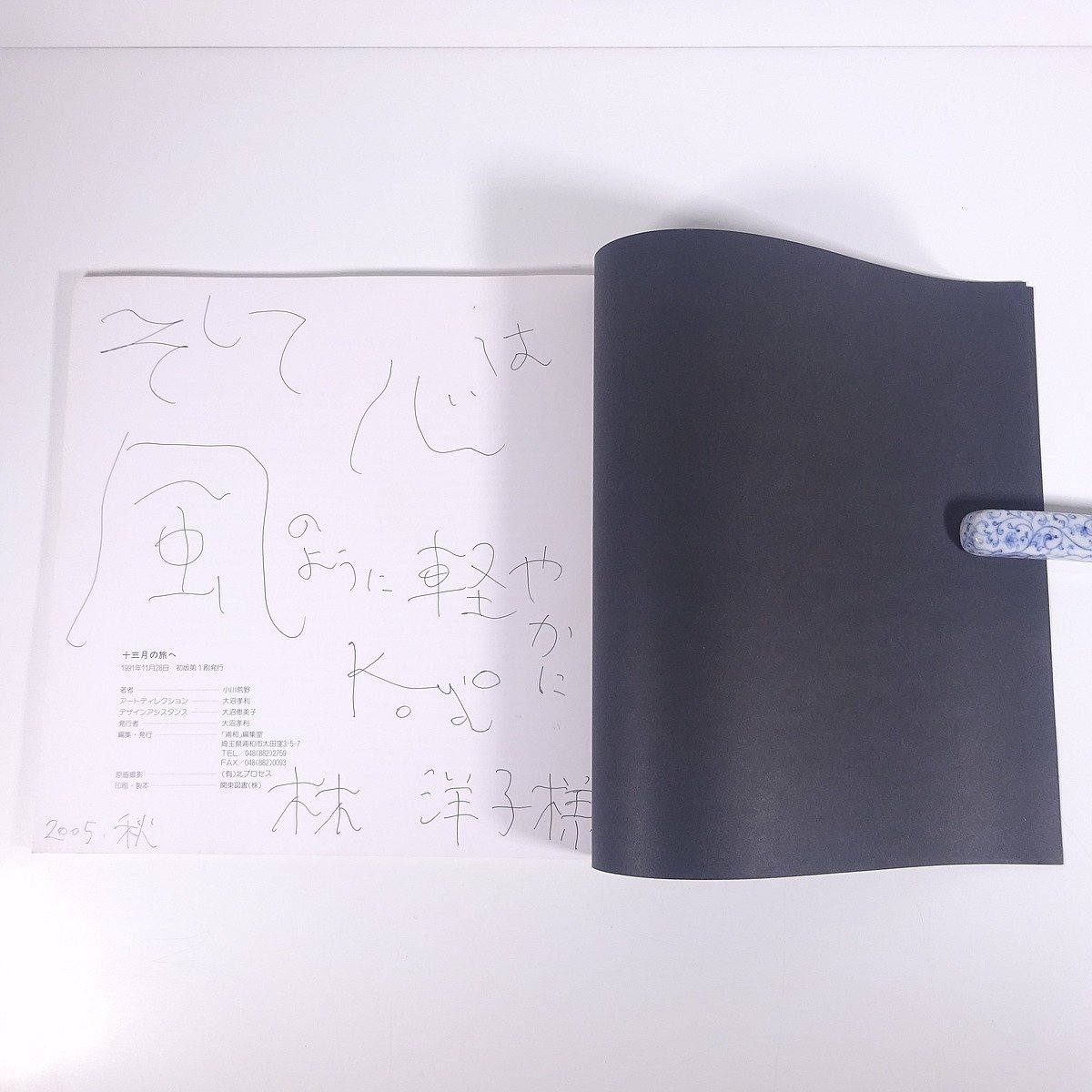 【著者肉筆サイン入り】 十三月の旅へ 小川荒野作品集 埼玉県浦和市 1991 大型本 図版 図録 芸術 美術 絵画 画集 作品集 ※状態やや難_画像9