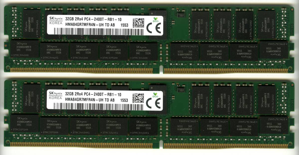最安値格安】 ECC REG PC4-2133P 32GB×2枚=64GBの通販 by MY shop
