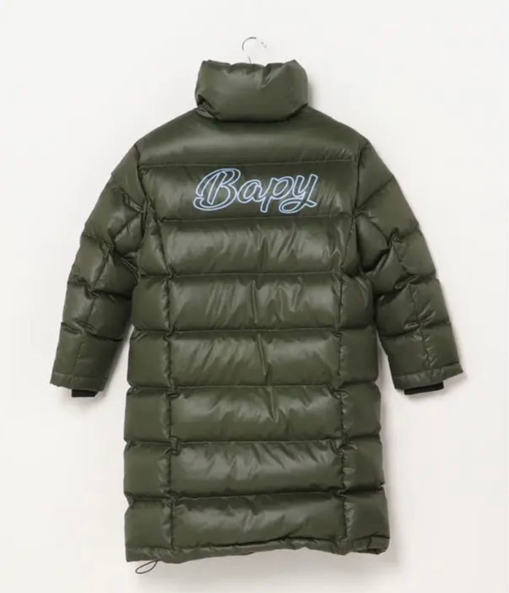 【送料無料】【新品】サイズS A BATHING APE BPY BAPY OC OVERCOAT 　アベイシングエイプ　ロングオーバーコート グリーン/カーキ_画像2