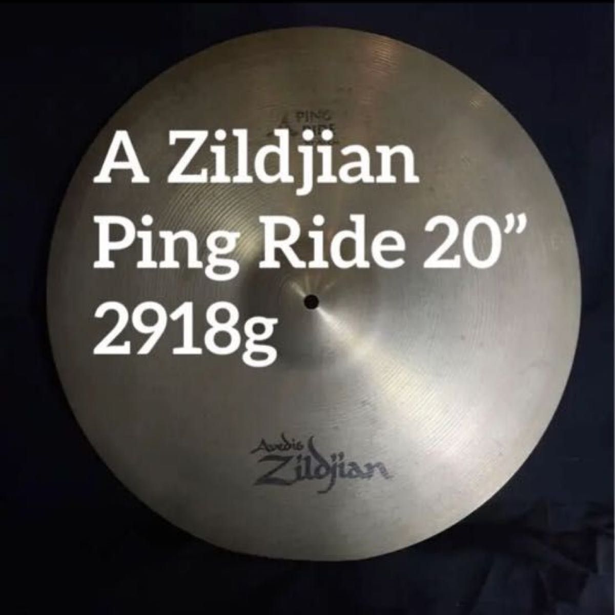 A Zildjian Ping Ride 20” ライドシンバル 楽器、器材 ドラム www