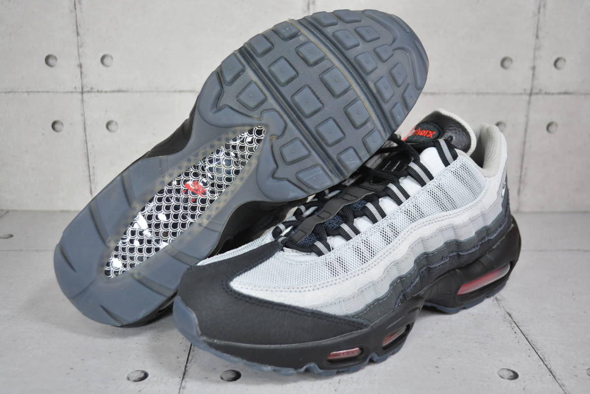 即決★送込★新品★正規品 ナイキ エア マックス 95 プレミアム 鯉 26.5㎝ DQ3979-001 AIR MAX 95 PRM KOI PURE PLATINUM グレー ブラック