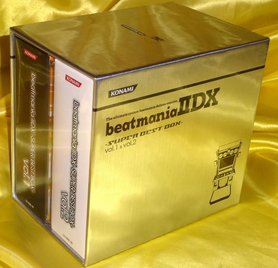 【未開封】コナミスタイル限定版 beatmania IIDX SUPER BEST BOX vol.1 & vol.2 シルバーカラーボックス仕様の画像1