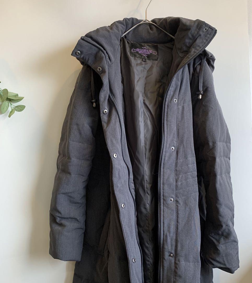 史上最も激安 RUIRUIEBOUTIQUE グレー ダウンジャケット コート L