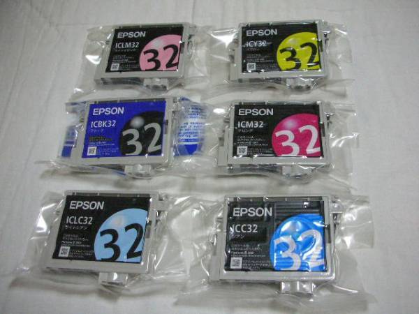 ★新品 EPSON エプソン 純正 インク カートリッジ IC6CL32★_画像1