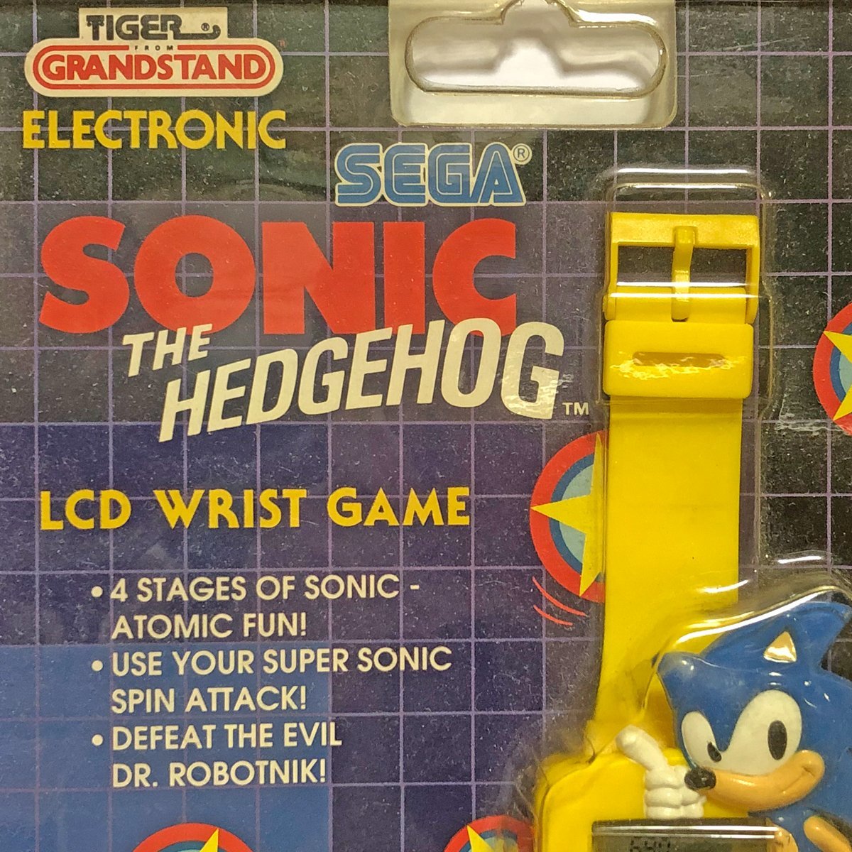 ☆Tiger Electric inc SEGA SONIC LCD WRIST GAME セガソニック リスト ゲーム The HEDGHHOG ☆PPAI004-12の画像3