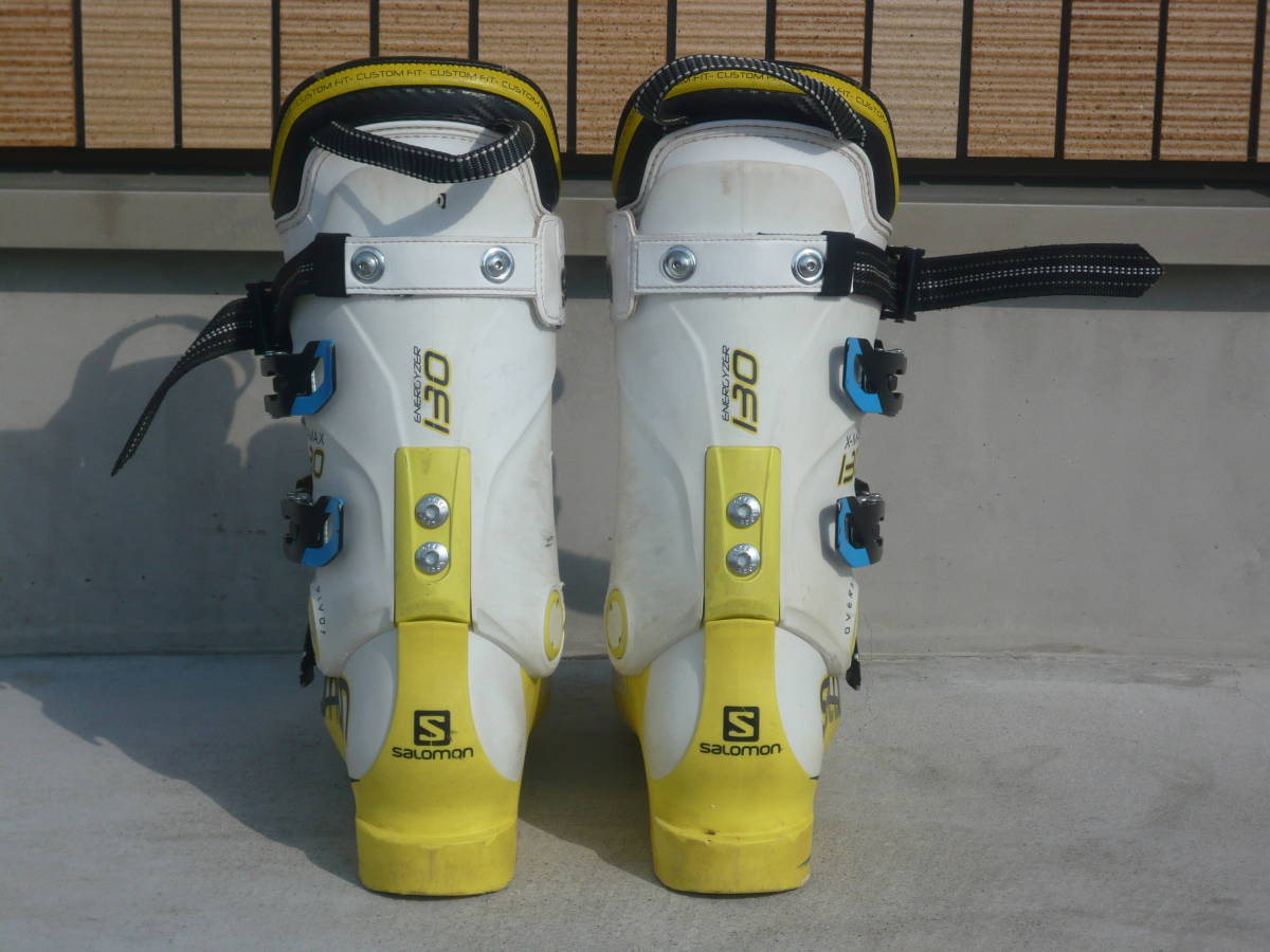 7 即決 SALOMON/サロモン スキーブーツ X-MAX130 白/黄 26 0cm 7 即決 SALOMON/サロモン スキーブーツ X-MAX130 白/黄 26 0cm