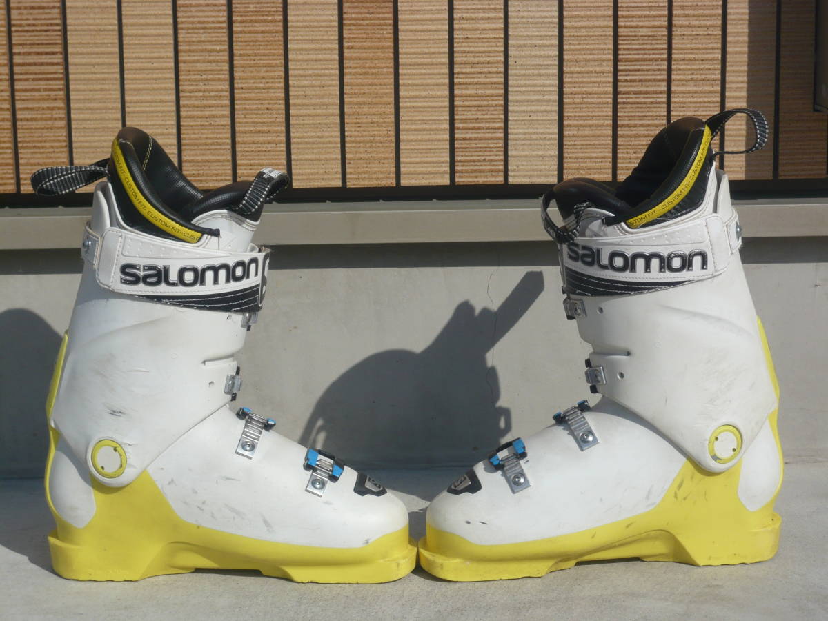 7 即決 SALOMON/サロモン スキーブーツ X-MAX130 白/黄 26 0cm 7 即決 SALOMON/サロモン スキーブーツ X-MAX130 白/黄 26 0cm