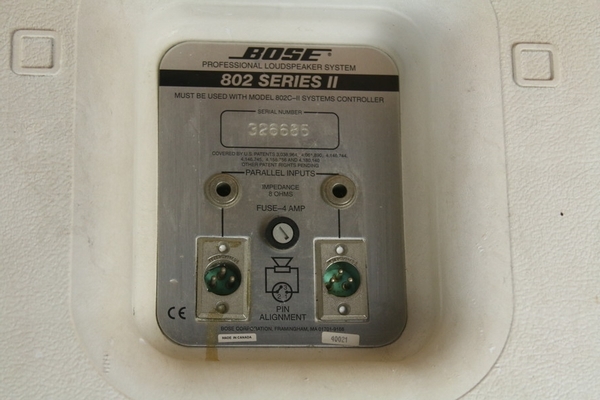 【ボーズ BOSE】（802 series ii）スピーカー ペア　音出しOK!!　欠品・破損部あり　管Z6008_画像7