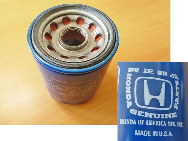 US Honda | Acura original oil filter Element USDM North America JDM Civic Integra CR-V CR-X Fit Odyssey Accord 