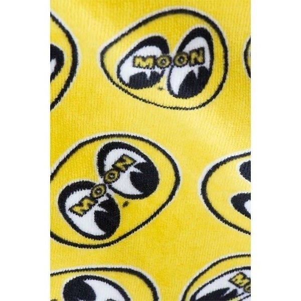 MOONEYES полотенце для лица 140 иен отправка возможно желтый I мяч eyeball moon I z желтый цвет гараж спорт на улице 