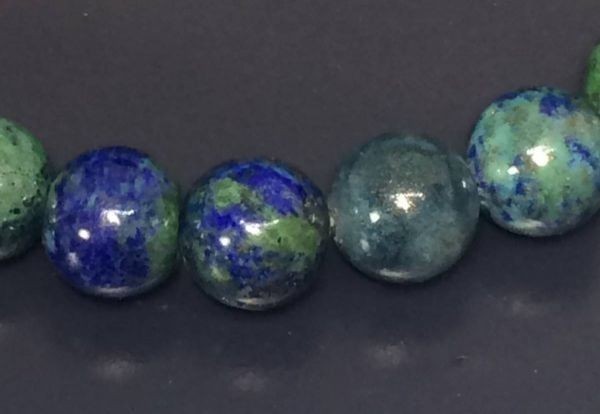 ラピスラズリ 鳳凰ラピスラズリブレスレット 8ミリ珠を約22粒使用 約16.5センチ(内径) 幅広い効果508063A2の画像6