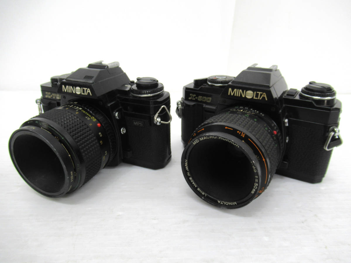 MINOLTA 28 X 700 MD MACRO 50mm 1 3 5 X 500 MD MACRO ROKKOR 1 3 minolta-28-x-700-md-macro-50mm-1-3-5-x-500-md-macro-rokkor-1-3