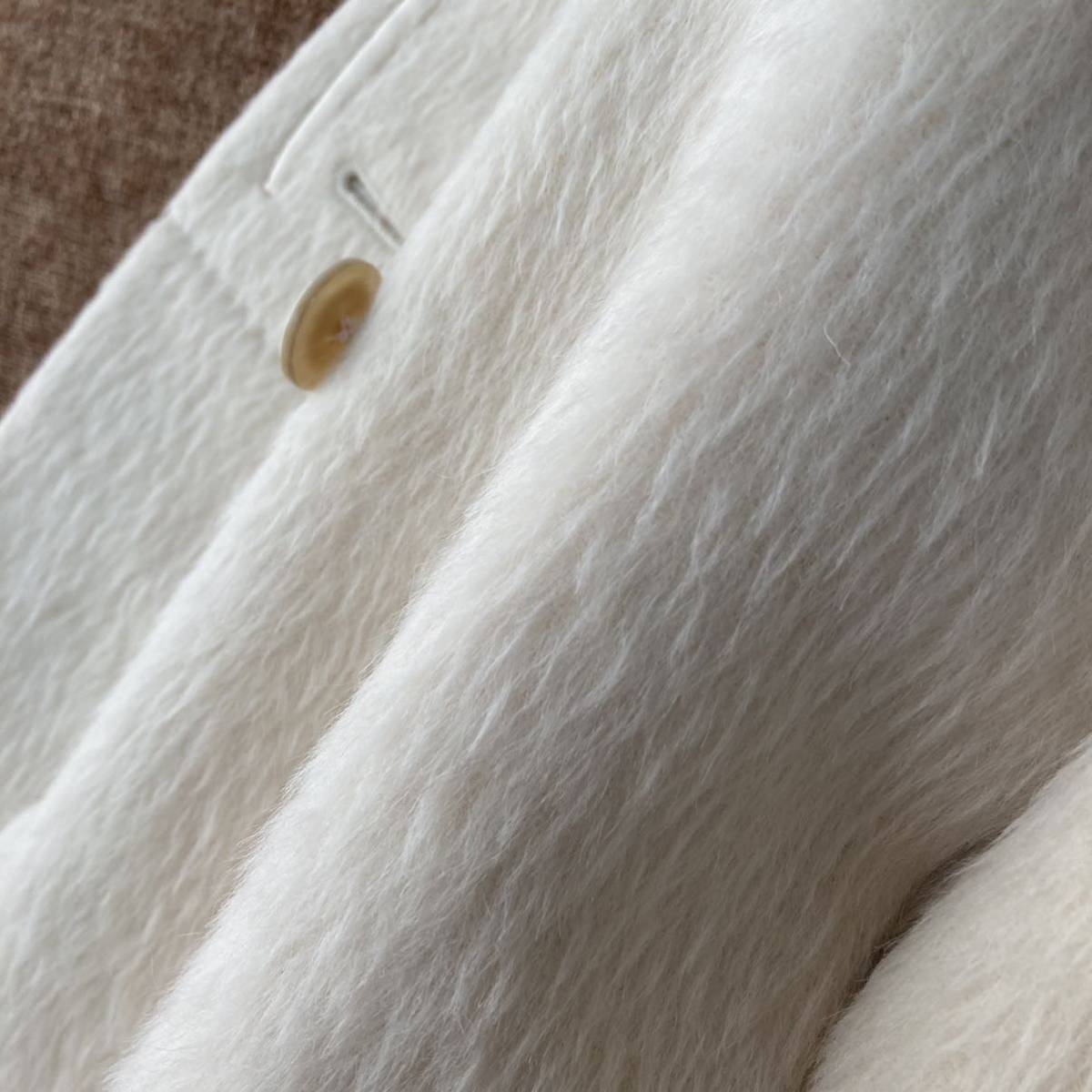 極美品 アニオナ*最高級アルパカウール シャギー仕立てコート