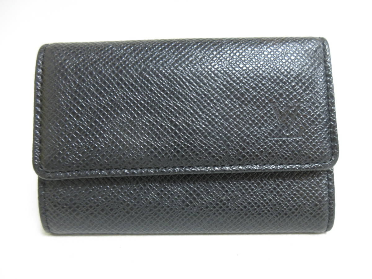 10349◆【SALE】LOUIS VUITTON ルイヴィトン タイガ M30532 ミュルティクレ6 アルドワーズ 6連キーケース MADE IN FRANCE 中古 USED_画像1