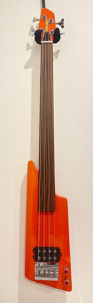 【フレットレス】Vintage Fretless Bass / ビンテージ ミディアムスケール フレットレスベース 軽量コンパクト 2.45kg レア