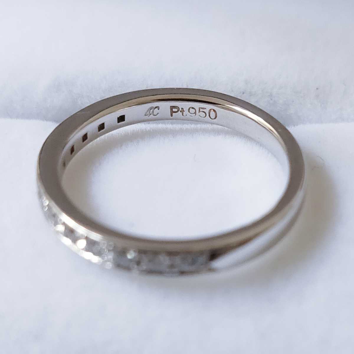 4℃ ダイヤモンド エタニティ リング Pt950 2.6mm 3.4g | rotonda.com.hr
