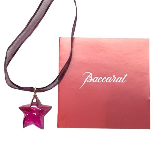 美品 Baccarat バカラ スターレット 星型 ペンダント ネックレス