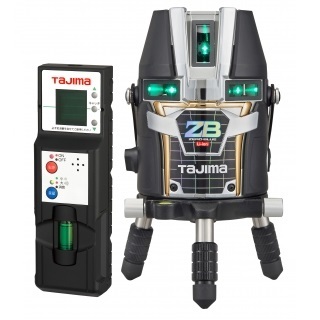 TAJIMA タジマ レーザー墨出し器 ZERO BLUEリチウム-KJC 受光器セット ZEROBL-KJC + RCV-G 1年保証・保険付 フルライン_画像1