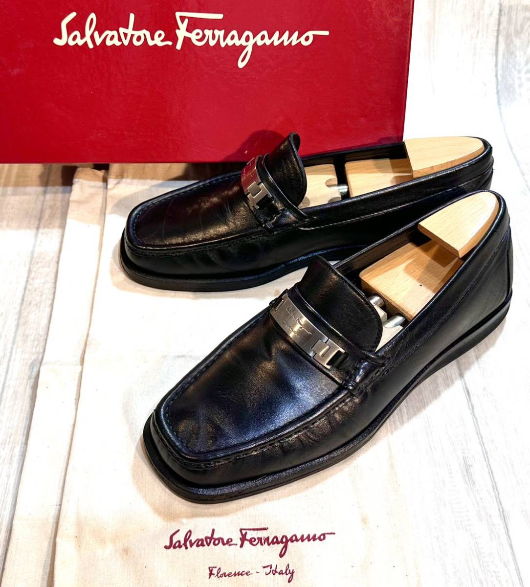 生産完了商品 Salvatore Ferragamo☆フェラガモメンズシューズ