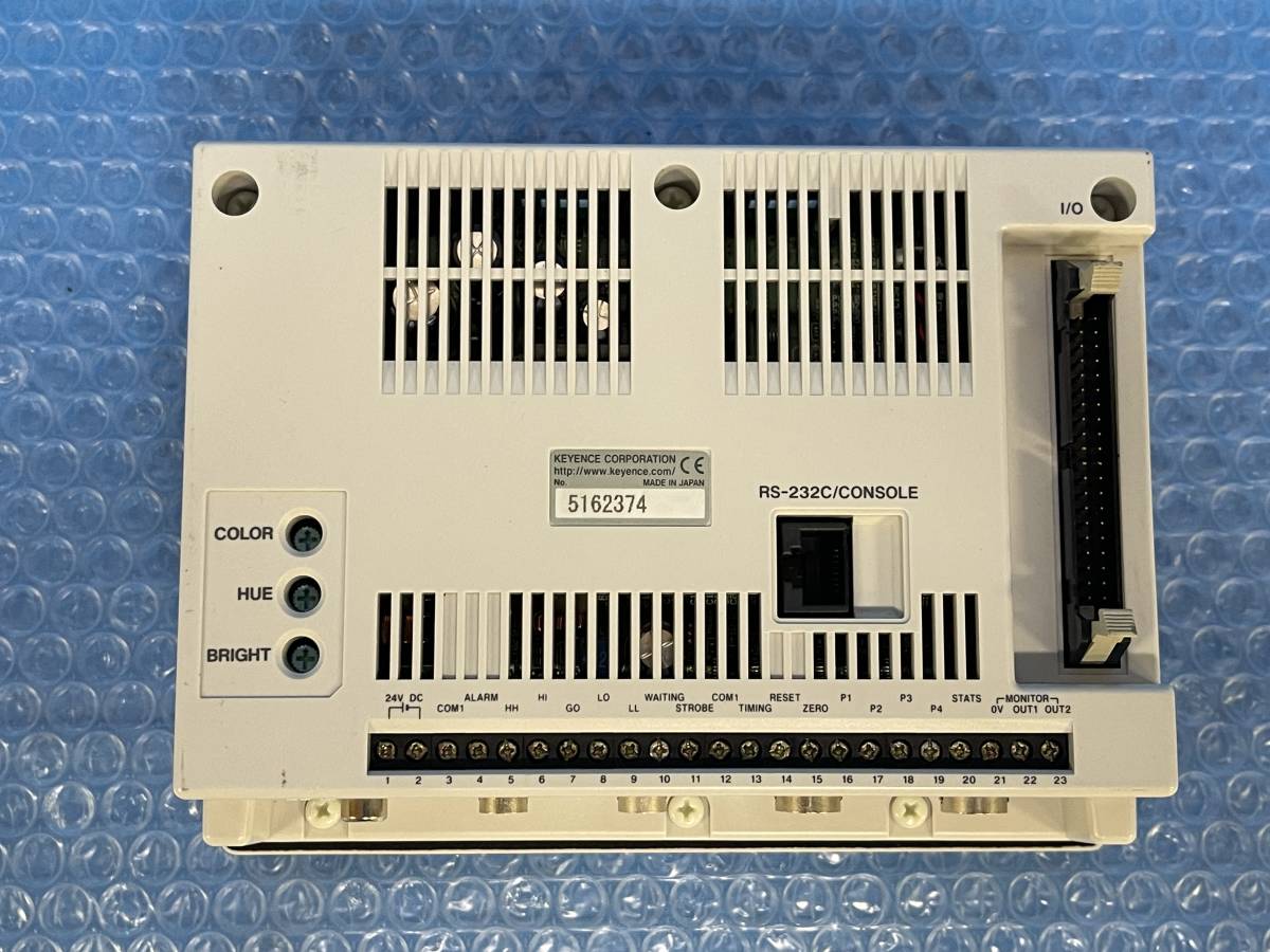[CK13442] KEYENCE LS-7500 高速・高精度デジタル寸法測定器 LS-7000 シリーズ コントローラ モニタ機能あり 動作保証_画像5