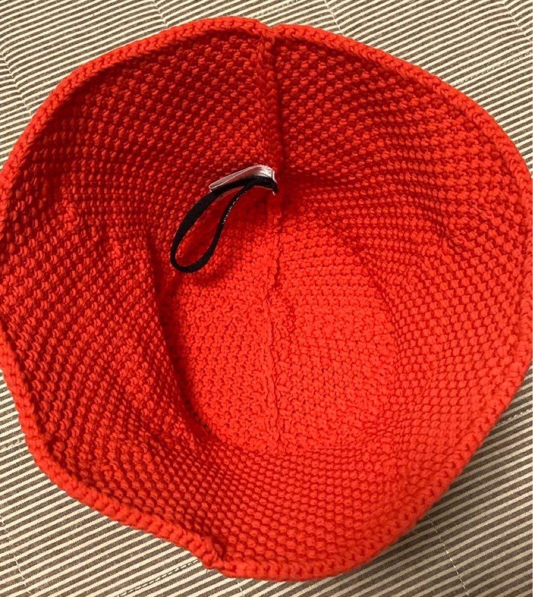 HICOSAKA　ヒコサカ　“Machine knit hat” オレンジ　11,000円　ユニセックス