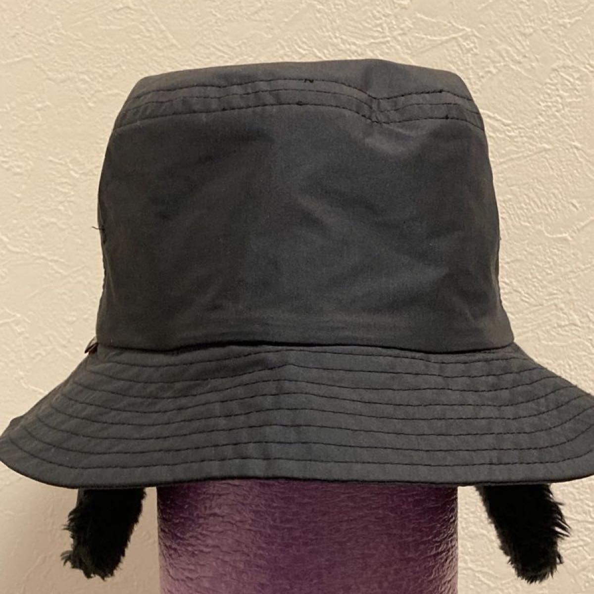 Evisen Skateboards ゑ エビセン × THE COLOR  SOLARO FLAP HAT (Black)