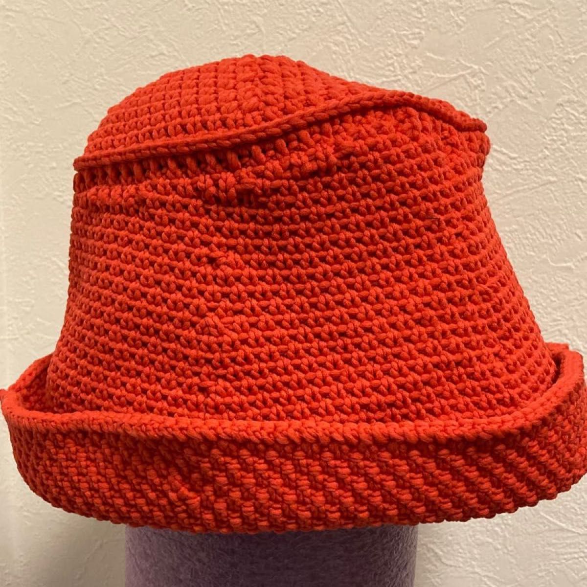 HICOSAKA　ヒコサカ　“Machine knit hat” オレンジ　11,000円　ユニセックス