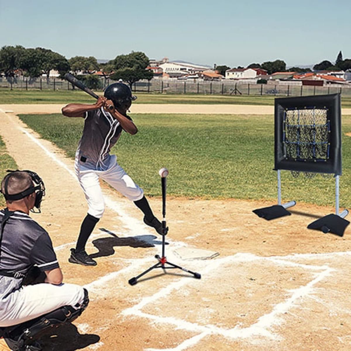 Galileo 野球 ストライクアウト ピッチャートレーナー 野球ネット 高さ調整可能 ストライクゾーン 107-123cm