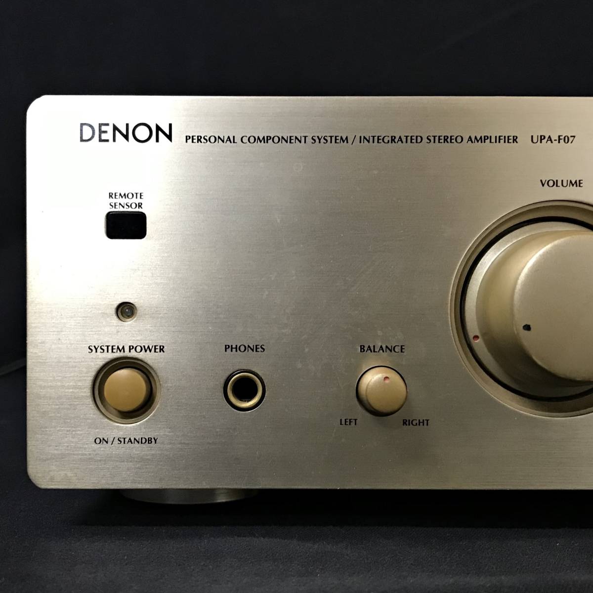 DENON プリメインアンプ UPA-F07 デノン INTEGRATED STEREO AMPLIFIER オーディオ機器 ステレオ デンオン