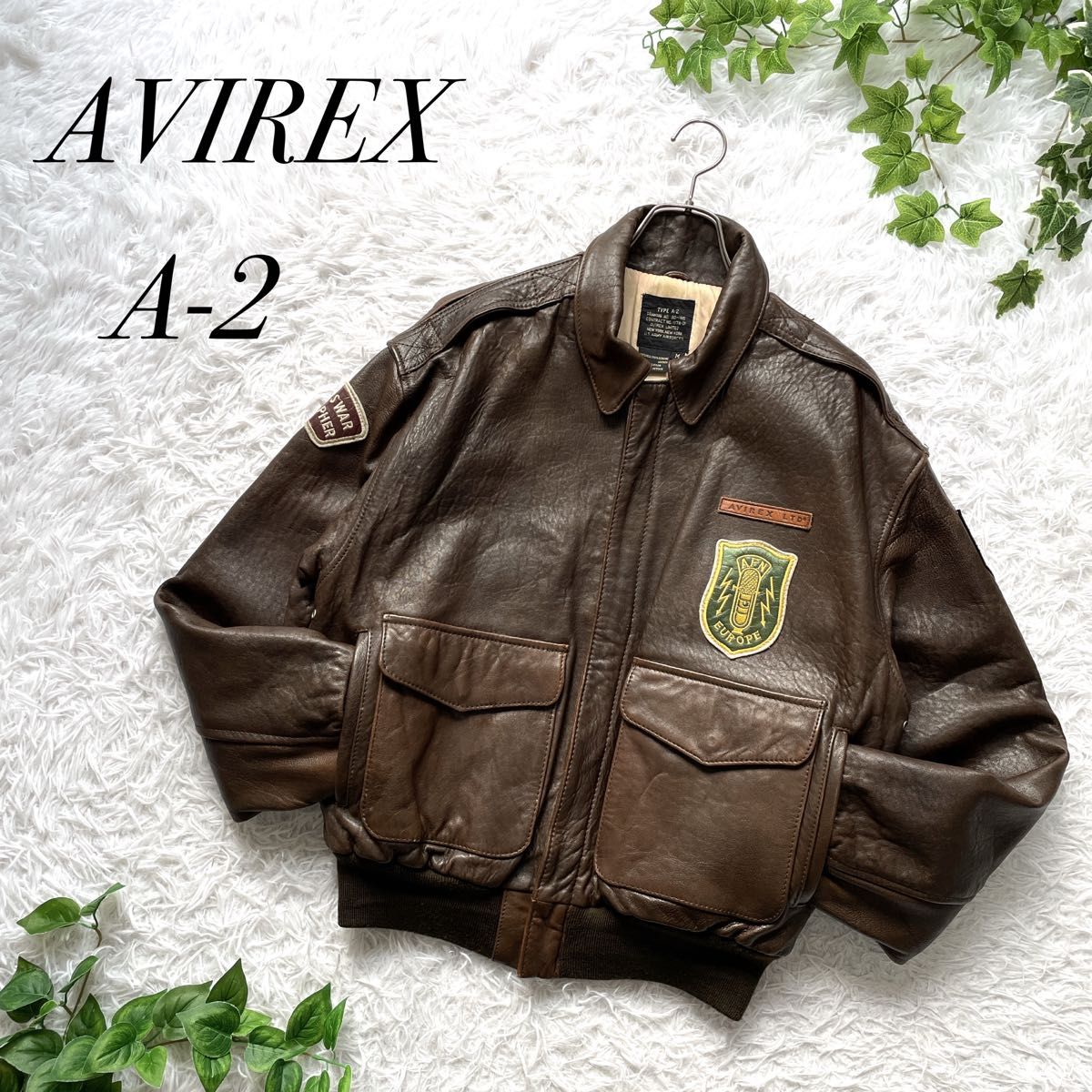 人気✨ AVIREX レザージャケット ダブルライダース XL 黒 大きい