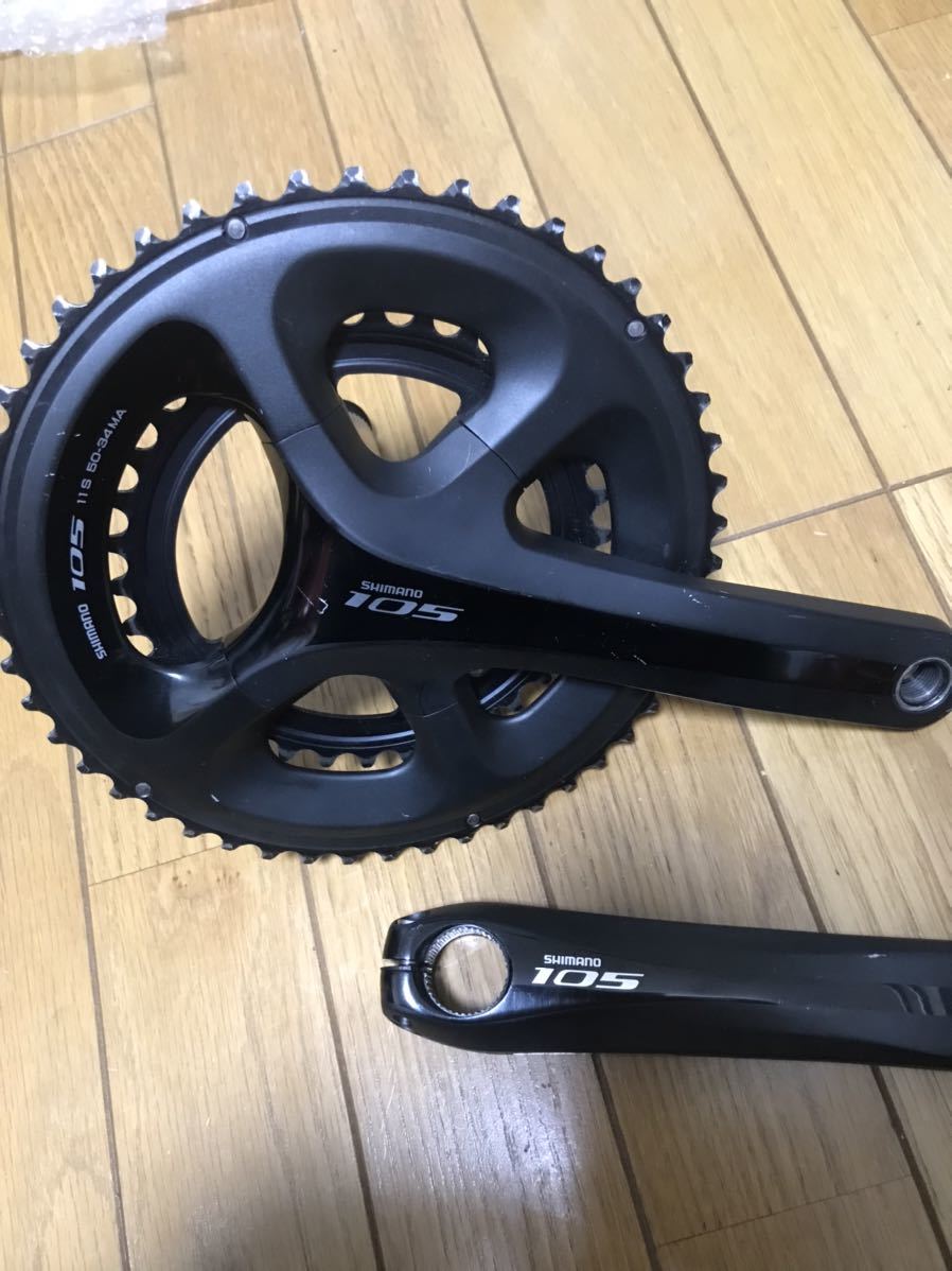 新車外し シマノ 105 クランク RD FD スプロケット チェーン | tspea.org
