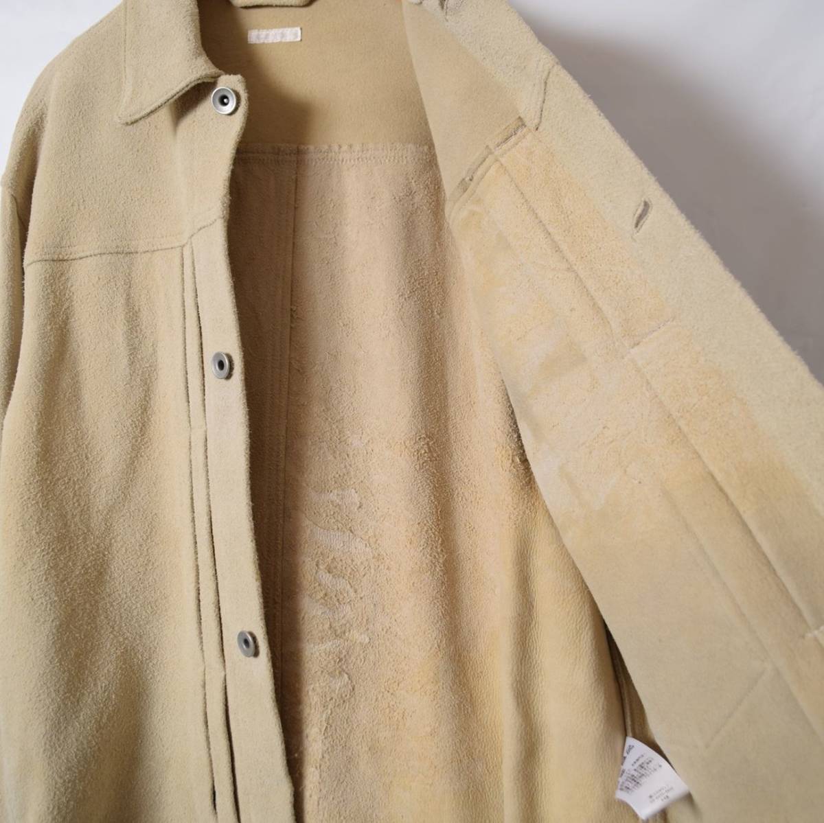 COMOLI コモリ 20ss ディアスキン TYPE-1st ジャケット 定価15万 / レザー スエード COMOLI コモリ 20ss ディアスキン TYPE-1st ジャケット 定価15万 / レザー スエード