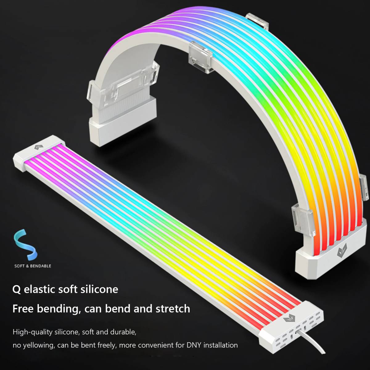  flexible LED strip light 3 pin RGB