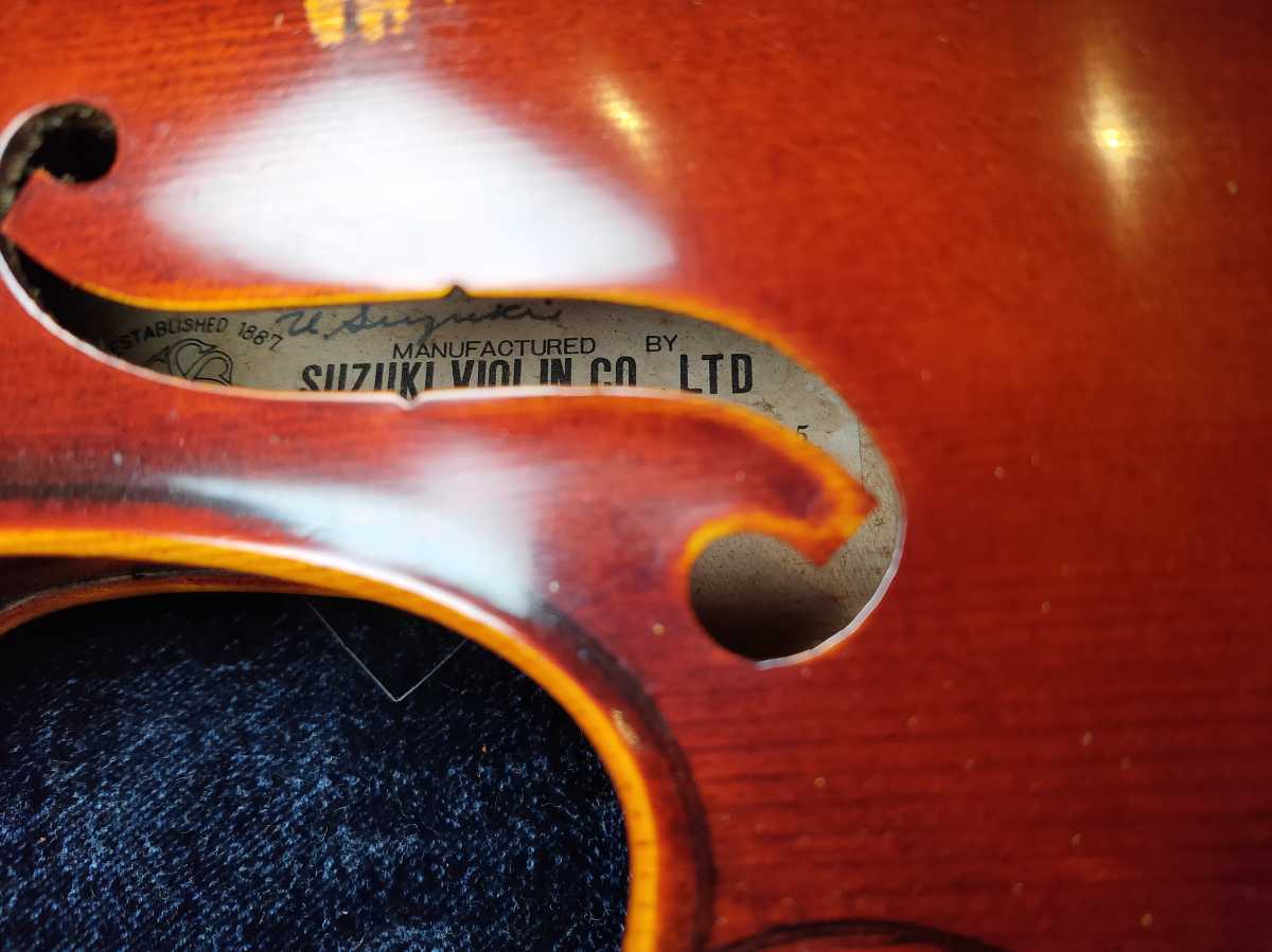 SUZUKI VIOLIN No.特5 ハードケース付き スズキ バイオリン楽器 SUZUKI VIOLIN No.特5 ハードケース付き スズキ バイオリン楽器