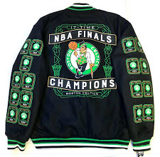 BH6)JH Design Boston Celtics Champions ウールリバーシブル ジャケット/NBA/L/ボストン・セルティックス_画像1